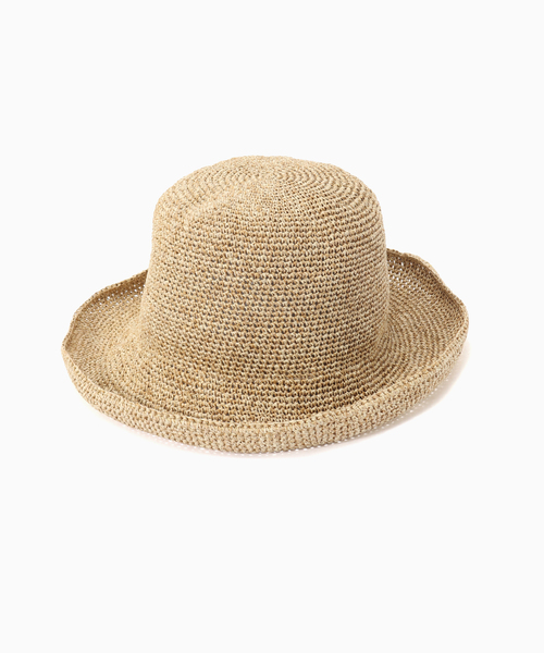 B.C STOCK(ベーセーストック)の「sublimeroe / サブライムロー PAPER CROCHE BALL HAT(ハット・メンズ・ベージュ/グレー・FREE)」の2枚目の写真