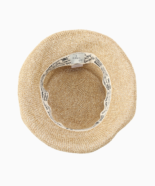 B.C STOCK(ベーセーストック)の「sublimeroe / サブライムロー PAPER CROCHE BALL HAT(ハット・メンズ・ベージュ/グレー・FREE)」の5枚目の写真