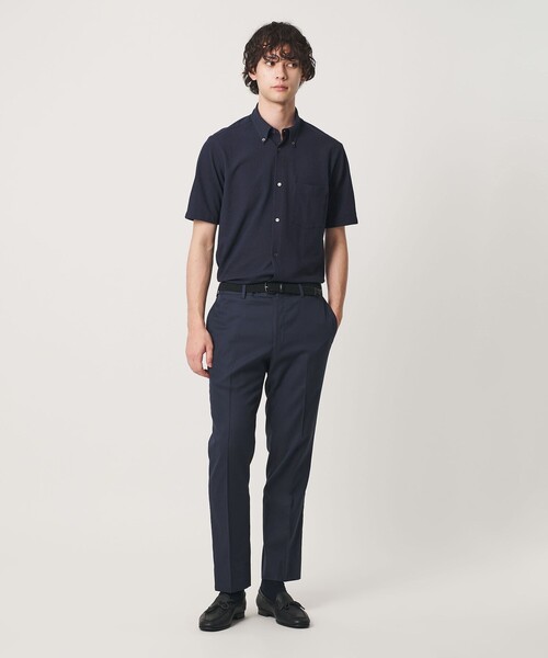 UNITED ARROWS(ユナイテッドアローズ)の「シアサッカー ショートスリーブ ボタンダウン シャツ COMFORT EASY―MODEL 抗菌防臭(シャツ/ブラウス・メンズ・ネイビー/グレー系/ホワイト・M/XL/L/S)」の5枚目の写真