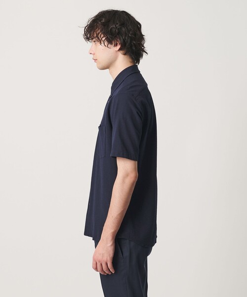 UNITED ARROWS(ユナイテッドアローズ)の「シアサッカー ショートスリーブ ボタンダウン シャツ COMFORT EASY―MODEL 抗菌防臭(シャツ/ブラウス・メンズ・ネイビー/グレー系/ホワイト・M/XL/L/S)」の9枚目の写真