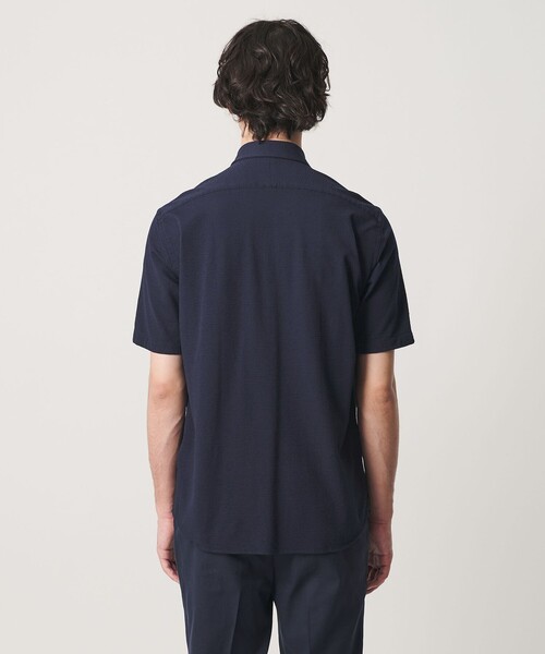 UNITED ARROWS(ユナイテッドアローズ)の「シアサッカー ショートスリーブ ボタンダウン シャツ COMFORT EASY―MODEL 抗菌防臭(シャツ/ブラウス・メンズ・ネイビー/グレー系/ホワイト・M/XL/L/S)」の10枚目の写真