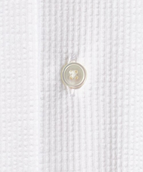 UNITED ARROWS(ユナイテッドアローズ)の「シアサッカー ショートスリーブ ボタンダウン シャツ COMFORT EASY―MODEL 抗菌防臭(シャツ/ブラウス・メンズ・ネイビー/グレー系/ホワイト・M/XL/L/S)」の13枚目の写真