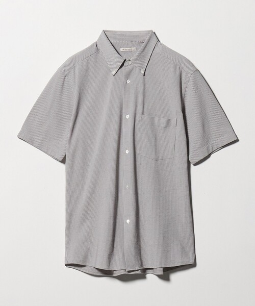 UNITED ARROWS(ユナイテッドアローズ)の「シアサッカー ショートスリーブ ボタンダウン シャツ COMFORT EASY―MODEL 抗菌防臭(シャツ/ブラウス・メンズ・ネイビー/グレー系/ホワイト・M/XL/L/S)」の15枚目の写真