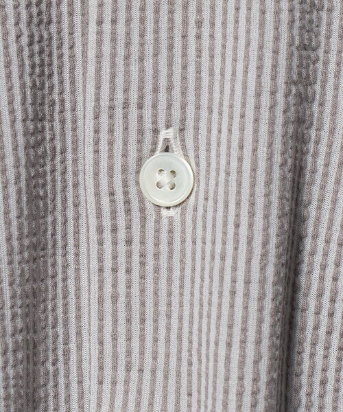 UNITED ARROWS(ユナイテッドアローズ)の「シアサッカー ショートスリーブ ボタンダウン シャツ COMFORT EASY―MODEL 抗菌防臭(シャツ/ブラウス・メンズ・ネイビー/グレー系/ホワイト・M/XL/L/S)」の17枚目の写真