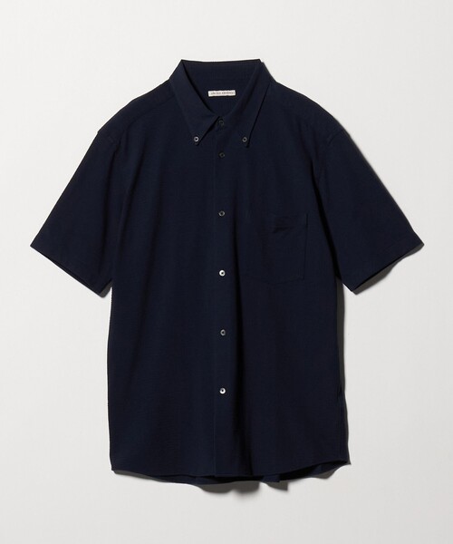 UNITED ARROWS(ユナイテッドアローズ)の「シアサッカー ショートスリーブ ボタンダウン シャツ COMFORT EASY―MODEL 抗菌防臭(シャツ/ブラウス・メンズ・ネイビー/グレー系/ホワイト・M/XL/L/S)」の19枚目の写真