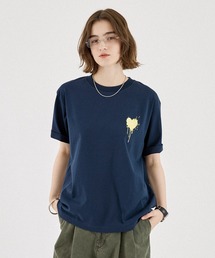 ONCILY（オンシェリー）の「FUNCTION HEART LOGO T-SHIRT / ファンクションハートロゴTシャツ（Tシャツ/カットソー）」