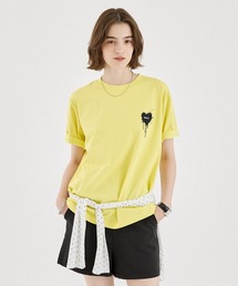 ONCILY（オンシェリー）の「FUNCTION HEART LOGO T-SHIRT / ファンクションハートロゴTシャツ（Tシャツ/カットソー）」