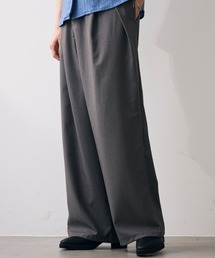 Double tuck wide slacks / 2タックワイドスラックス