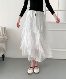 【Jasmine】レースラッフルフリルスカート
