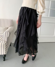 【Jasmine】レースラッフルフリルスカート