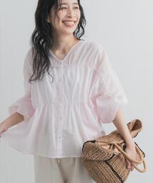 パンダ　アーバンリサーチドアーズ　アラベスクコットンプリントブラウス　美品 URBAN RESEARCH DOORS（アーバンリサーチドアーズ）の「コットン