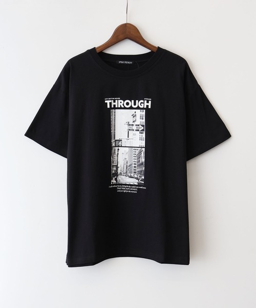 SpRay（スプレイ）の「汗染み防止フォト Tシャツ（Tシャツ/カットソー・レディース・ブラウン/アイボリー/ブラック/グレー/チャコールグレー・FREE）」の10枚目の写真