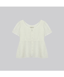 Floral print blouse [FRSP02BL05]_White