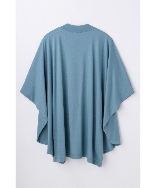 ENFOLD(エンフォルド)の「HIGH-NECK HEXAGON T-SHIRT(Tシャツ/カットソー・レディース・ブラック/サックスブルー・38)」の4枚目の写真