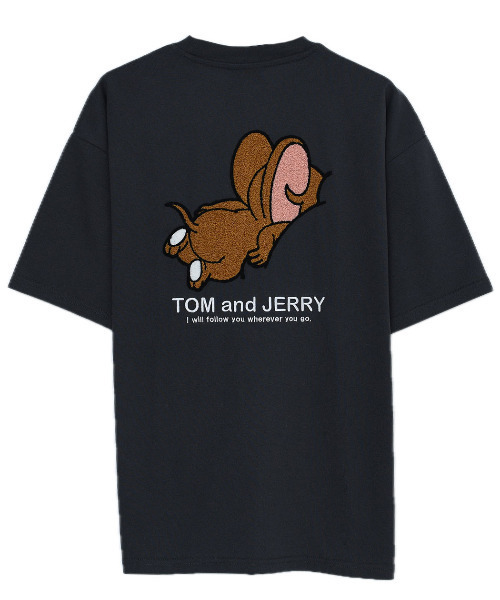 Tom&Jerry(トムアンドジェリー)の「『TOM&JERRY/トムアンドジェリー』うずくまりサガラTEE(Tシャツ/カットソー・レディース・スミクロ/オートミール/サックスブルー/オフホワイト・L/LL/M)」の22枚目の写真