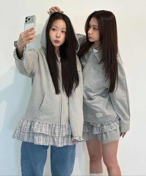 chancechance(チャンスチャンス)の「ROUND-COLLAR 6-BUTTON JACKET(DENIM)(デニムジャケット・レディース・その他・FREE)」の8枚目の写真
