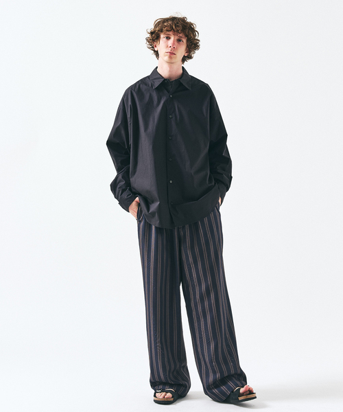 417 EDIFICE（フォーワンセブンエディフィス）の「【SOMELOS】RELAXED LIVRE SHIRT（シャツ/ブラウス・メンズ・ブラック/ホワイト/ベージュ/マスタード・MEDIUM/LARGE）」の11枚目の写真