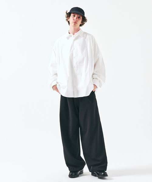 417 EDIFICE（フォーワンセブンエディフィス）の「【SOMELOS】RELAXED LIVRE SHIRT（シャツ/ブラウス・メンズ・ブラック/ホワイト/ベージュ/マスタード・MEDIUM/LARGE）」の12枚目の写真