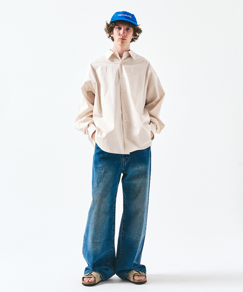 417 EDIFICE（フォーワンセブンエディフィス）の「【SOMELOS】RELAXED LIVRE SHIRT（シャツ/ブラウス・メンズ・ブラック/ホワイト/ベージュ/マスタード・MEDIUM/LARGE）」の13枚目の写真