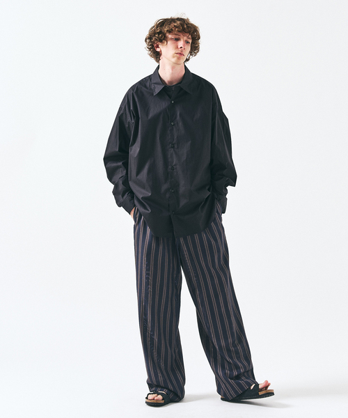 417 EDIFICE（フォーワンセブンエディフィス）の「【SOMELOS】RELAXED LIVRE SHIRT（シャツ/ブラウス・メンズ・ブラック/ホワイト/ベージュ/マスタード・MEDIUM/LARGE）」の15枚目の写真