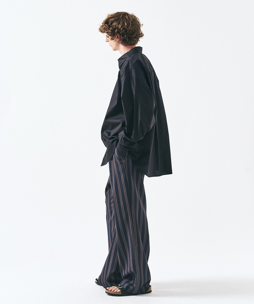 417 EDIFICE（フォーワンセブンエディフィス）の「【SOMELOS】RELAXED LIVRE SHIRT（シャツ/ブラウス・メンズ・ブラック/ホワイト/ベージュ/マスタード・MEDIUM/LARGE）」の16枚目の写真