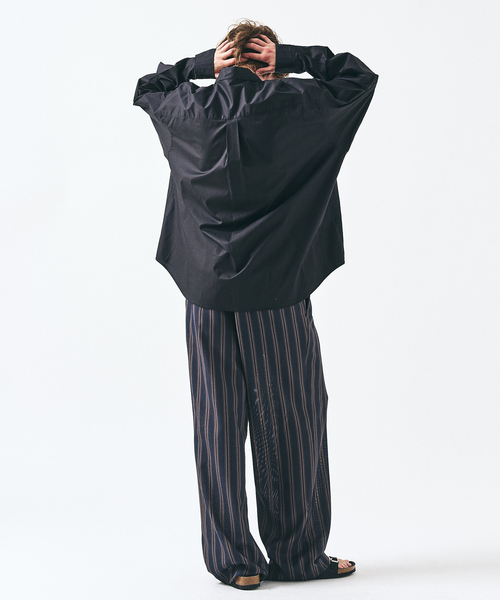 417 EDIFICE（フォーワンセブンエディフィス）の「【SOMELOS】RELAXED LIVRE SHIRT（シャツ/ブラウス・メンズ・ブラック/ホワイト/ベージュ/マスタード・MEDIUM/LARGE）」の17枚目の写真
