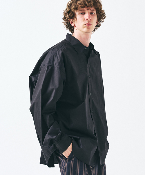 417 EDIFICE（フォーワンセブンエディフィス）の「【SOMELOS】RELAXED LIVRE SHIRT（シャツ/ブラウス・メンズ・ブラック/ホワイト/ベージュ/マスタード・MEDIUM/LARGE）」の21枚目の写真