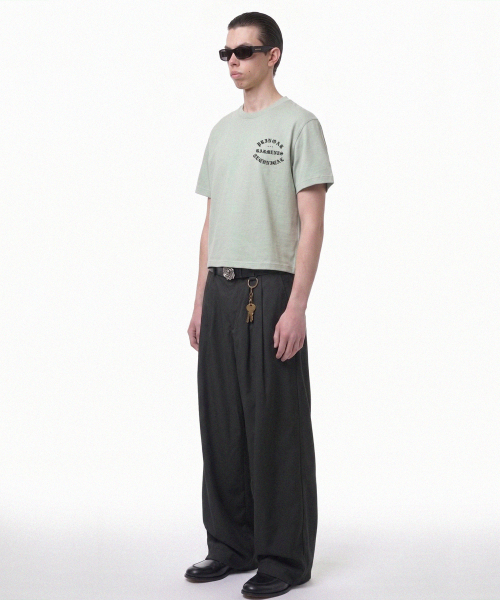 PRINOAR(プリノア)の「ガーメンツセミクロップ半袖Tシャツ - メドウミスト(Tシャツ/カットソー・レディース・グリーン系その他・SMALL/MEDIUM/LARGE)」の15枚目の写真