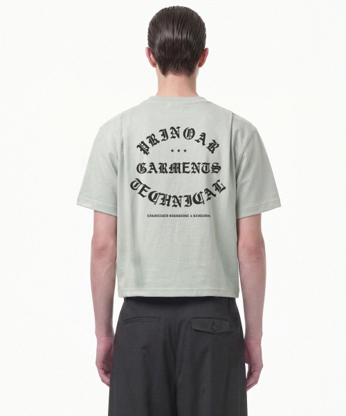 PRINOAR(プリノア)の「ガーメンツセミクロップ半袖Tシャツ - メドウミスト(Tシャツ/カットソー・レディース・グリーン系その他・SMALL/MEDIUM/LARGE)」の16枚目の写真