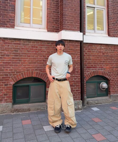 PRINOAR(プリノア)の「ガーメンツセミクロップ半袖Tシャツ - メドウミスト(Tシャツ/カットソー・レディース・グリーン系その他・SMALL/MEDIUM/LARGE)」の4枚目の写真