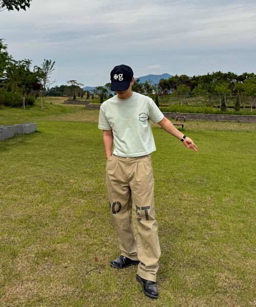PRINOAR(プリノア)の「ガーメンツセミクロップ半袖Tシャツ - メドウミスト(Tシャツ/カットソー・レディース・グリーン系その他・SMALL/MEDIUM/LARGE)」の7枚目の写真