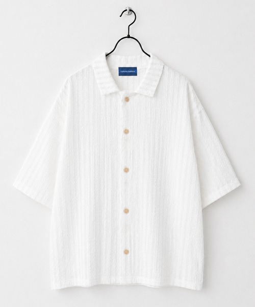 CALIFORNIA OUTFITTERS（カリフォルニア アウトフィッターズ）の「5C30 レースシアーワイドシャツ（シャツ/ブラウス・メンズ・ブラック/ホワイト・FREE）」の8枚目の写真