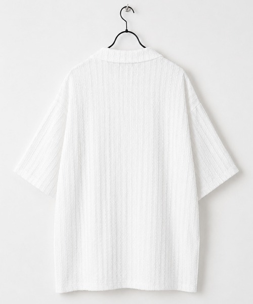 CALIFORNIA OUTFITTERS（カリフォルニア アウトフィッターズ）の「5C30 レースシアーワイドシャツ（シャツ/ブラウス・メンズ・ブラック/ホワイト・FREE）」の7枚目の写真