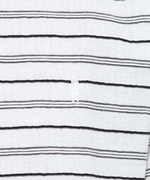 MACKINTOSH LONDON(マッキントッシュ ロンドン)の「ロゴジャカードボーダーポロシャツ(ポロシャツ・メンズ・ホワイト/ブラック・XL/L/M)」の10枚目の写真