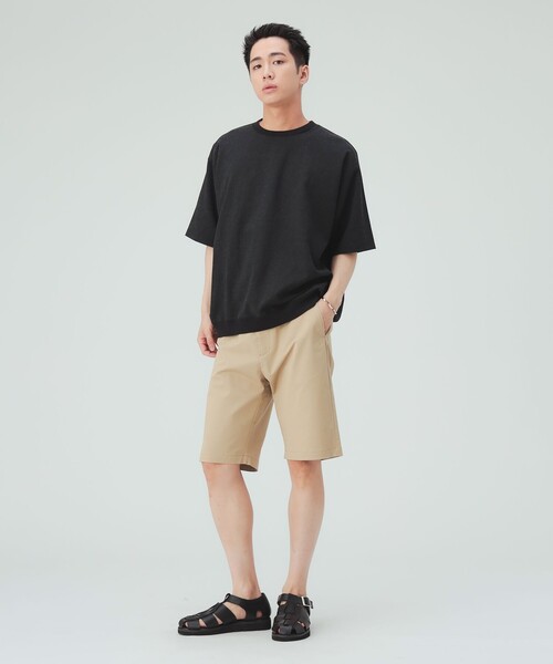 BEAMS HEART（ビームスハート）の「ストレッチ ツイル ショーツ（接触冷感）（その他パンツ・メンズ・ネイビー/ベージュ・S/XL/L/M）」の3枚目の写真