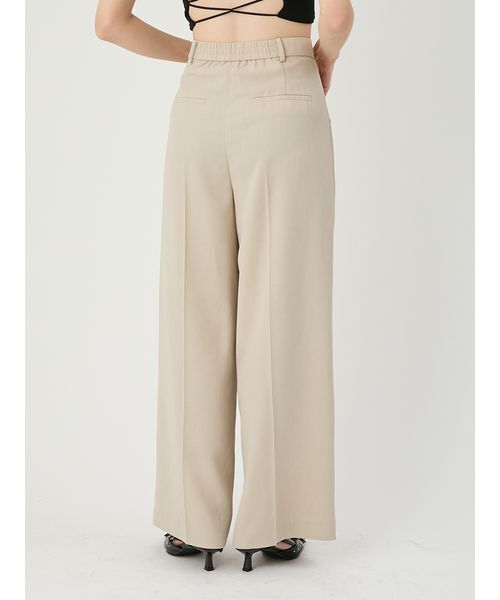 LILY BROWN（リリーブラウン）の「【LUMISHADE】 ルーズワイドパンツ（その他パンツ・レディース・ベージュ/ネイビー/ミント・0/1）」の6枚目の写真