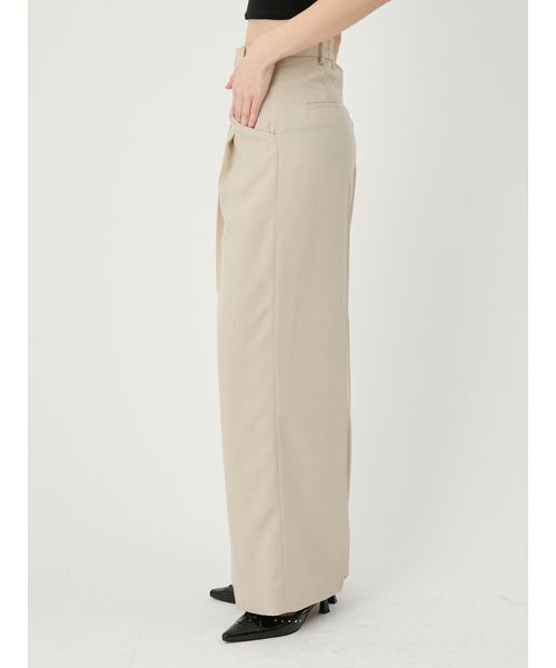 LILY BROWN（リリーブラウン）の「【LUMISHADE】 ルーズワイドパンツ（その他パンツ・レディース・ベージュ/ネイビー/ミント・0/1）」の7枚目の写真