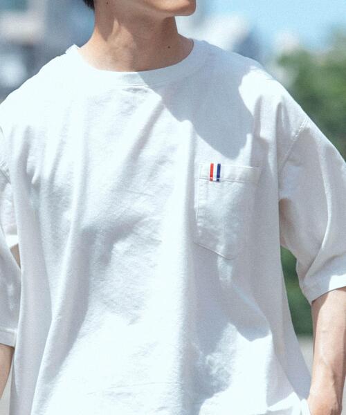 ITEMS URBANRESEARCH(アイテムズ アーバンリサーチ)の「『吸水速乾』フレンチリネン×COOLMAX フハクTシャツ(Tシャツ/カットソー・メンズ・オリーブ/グレー/オフホワイト/ブラック系その他・MEDIUM/LARGE)」の16枚目の写真