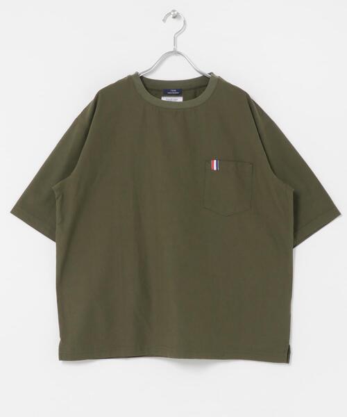 ITEMS URBANRESEARCH(アイテムズ アーバンリサーチ)の「『吸水速乾』フレンチリネン×COOLMAX フハクTシャツ(Tシャツ/カットソー・メンズ・オリーブ/グレー/オフホワイト/ブラック系その他・MEDIUM/LARGE)」の18枚目の写真