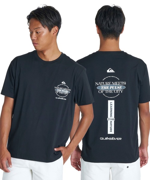 Quiksilver(クイックシルバー)の「QUIKSILVER メンズ QS MEETS SS 半袖Tシャツ 速乾 UPF50+ ストレッチ【2026年夏モデル】(Tシャツ/カットソー・メンズ・ホワイト/ブラック/ピンク・X-LARGE/MEDIUM/LARGE)」の2枚目の写真