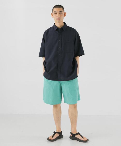 EKAL(エカル)の「『UR TECH DRYLUXE/吸水速乾/接触冷感』ハイツイストショートスリーブシャツ(シャツ/ブラウス・メンズ・グレー/グレー系その他/ネイビー・LARGE/MEDIUM)」の18枚目の写真