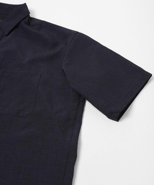 EKAL(エカル)の「『UR TECH DRYLUXE/吸水速乾/接触冷感』ハイツイストショートスリーブシャツ(シャツ/ブラウス・メンズ・グレー/グレー系その他/ネイビー・LARGE/MEDIUM)」の22枚目の写真