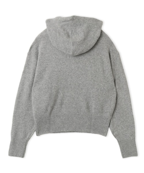 adidas(アディダス)の「adidas ESSENTIALS KNIT HOODIE / アディダス エッセンシャルズ ニット フーディー(パーカー・レディース・グレー・S/M/L)」の7枚目の写真