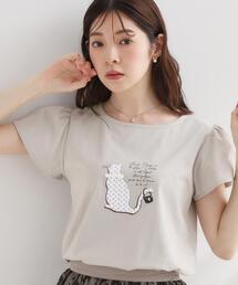 couture brooch | フレンチCAT プルオーバー(Tシャツ/カットソー)
