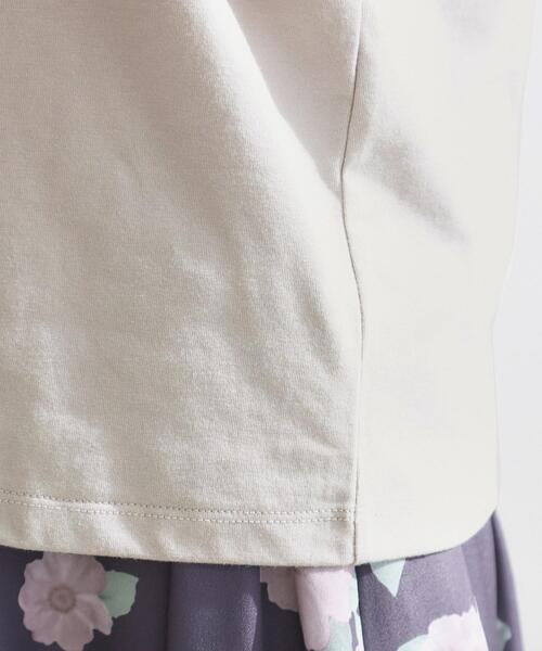 couture brooch(クチュールブローチ)の「【接触冷感・UVカット・洗える】CATプリントTシャツ(Tシャツ/カットソー・レディース・チャコール/ホワイト系1/ライトグレー系/ピンク系1・42/40/38/36)」の14枚目の写真