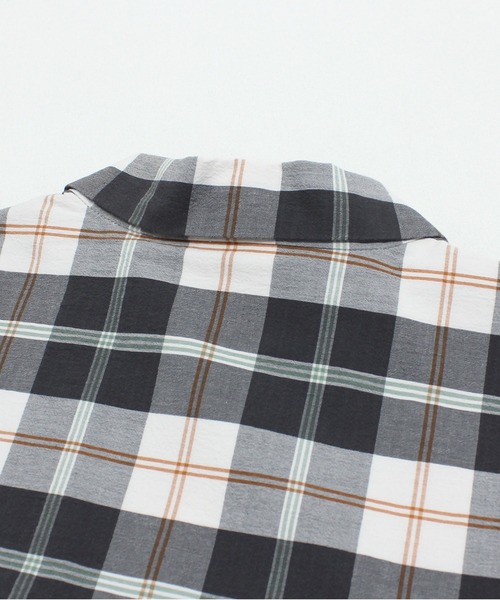 RNA-N(アールエヌエーエヌ)の「B2972 ワッシャーチェックシャツ(シャツ/ブラウス・レディース・ネイビー/オレンジ/ダークブラウン・FREE)」の21枚目の写真