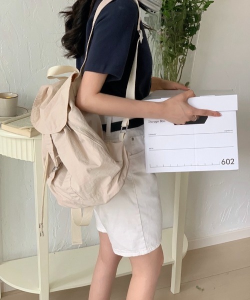 LADY LIKE(レディライク)の「シャカシャカリュックサック/ナップサック(バックパック/リュック・レディース・レッド/アイボリー/ブラック・F)」の22枚目の写真
