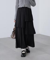 ◇ランダムプリーツティアードスカート