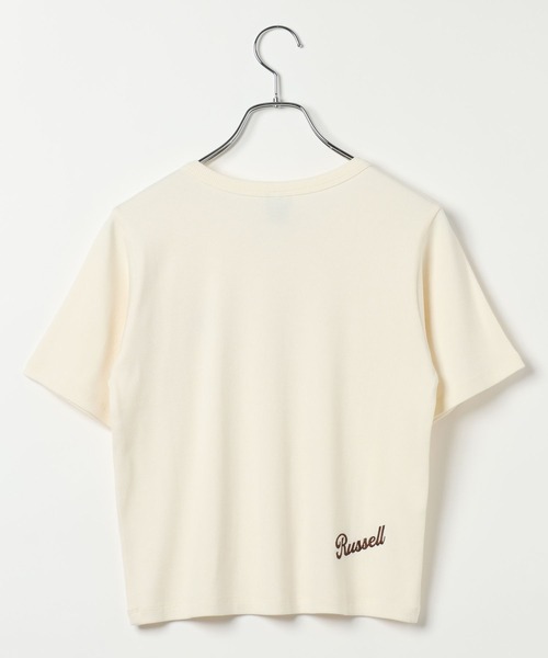 Russell Athletic(ラッセルアスレティック)の「【RUSSELL ATHLETIC (ラッセルアスレティック)】リブヘンリー半袖Tシャツ(Tシャツ/カットソー・レディース・オフホワイト/ネイビー/グレー・FREE)」の20枚目の写真