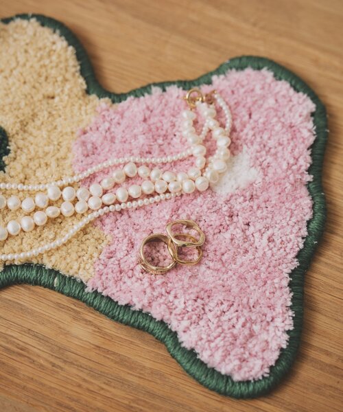 SAHIR(サヒール)の「【SAHIR サヒール】Accent mat flower3 アクセントマット(ラグ/マット・レディース・グリーン・0)」の7枚目の写真